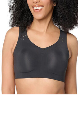 Evelyn & Bobbie Women's Jewel Cut Defy Wirefree Bra Black - Regular